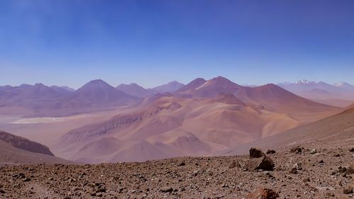 Scenic view of mountains