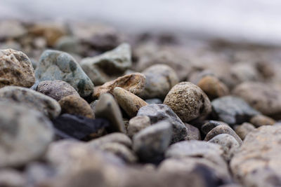 Close-up of pebbles