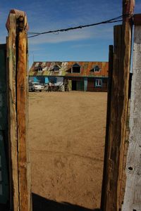 Exterior of house against sky