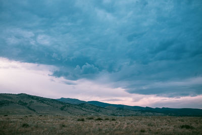 Scenic view of landscape against sky