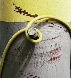 Close-up of yellow paper