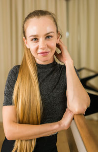 Portrait of young woman