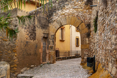 Entrance of old building