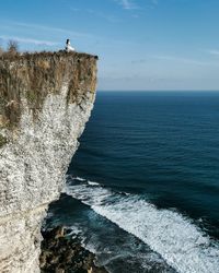 Alone at karang boma cliff 