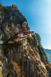 Taktshang goemba, tiger nest monastery near paro in bhutan