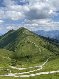 Scenic view of landscape against sky