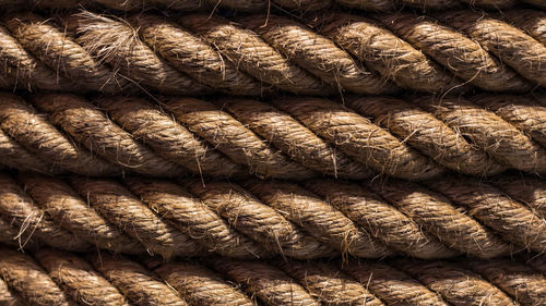 Full frame shot of ropes