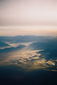 Aerial view of landscape