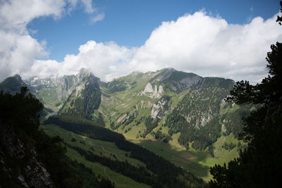 Panoramic view of landscape against sky