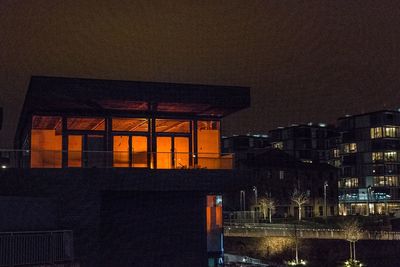 Buildings in city against sky