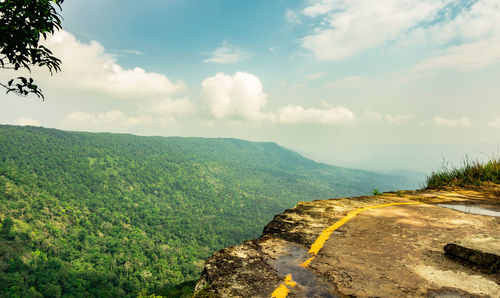 Scenic view of landscape against sky