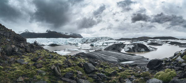 Panoramic view of sea against sky