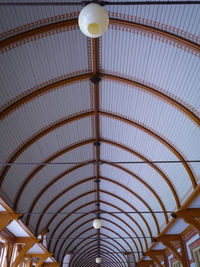 Low angle view of ceiling