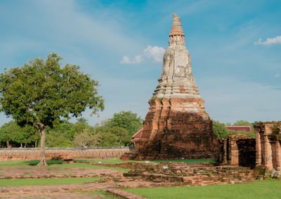 Temple against sky