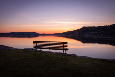 Beautiful sunrise at the lake, mattsee, austria