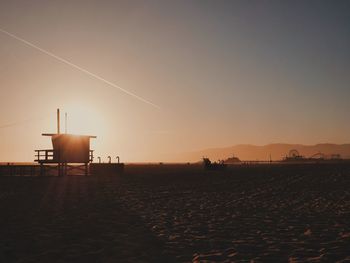 Beach at sunset