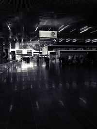 Interior of subway station