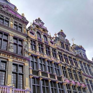 Low angle view of building against sky