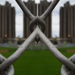 Close-up of chainlink fence