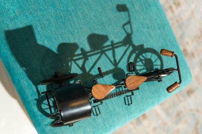 Close-up of rusty metallic object