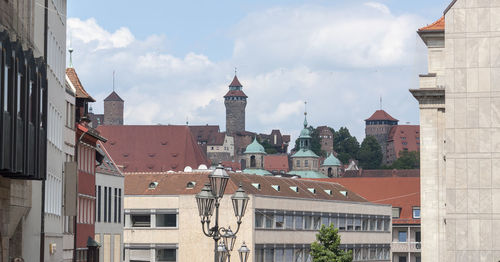 Buildings in city