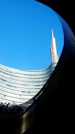 Modern building against clear sky