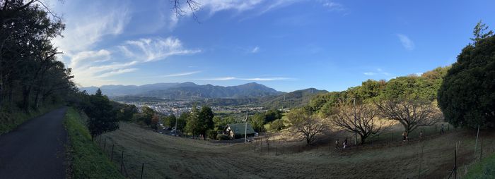 Panoramic view of landscape against sky