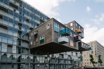 Modern office building against sky