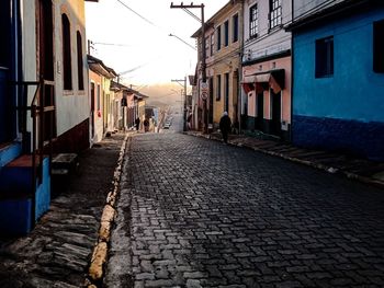 Street amidst buildings in city