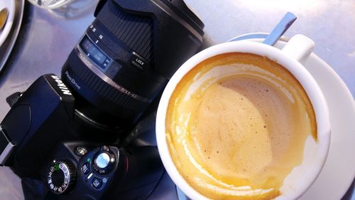 Close-up of coffee cup