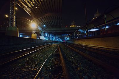 Railroad station platform