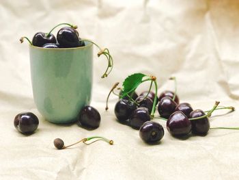 Close-up of candies on table