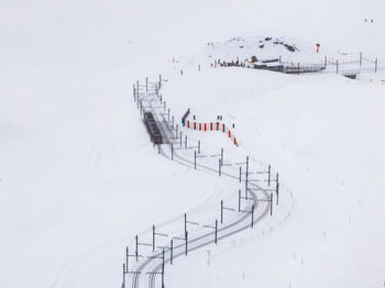 Snow covered landscape