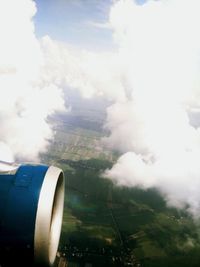 Scenic view of cloudy sky