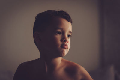 Portrait of young man