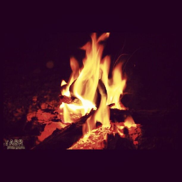 flame, burning, heat - temperature, fire - natural phenomenon, bonfire, firewood, glowing, fire, night, campfire, heat, close-up, motion, orange color, dark, wood - material, no people, outdoors, log, light - natural phenomenon