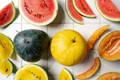 Full frame shot of fruits