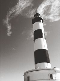 Low angle view of lighthouse