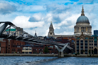 View of church against cloudy sky