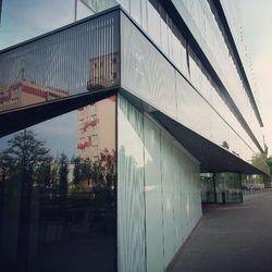 Low angle view of building against sky