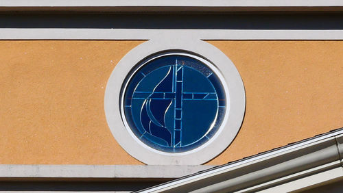 Low angle view of window