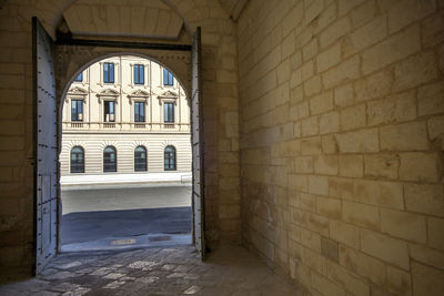 Corridor of building