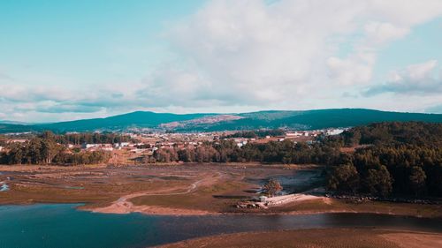 Scenic view of landscape against sky