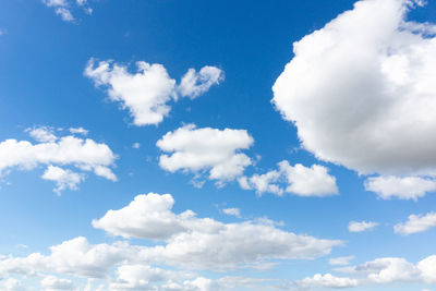 Low angle view of clouds in sky