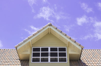 Low angle view of building against sky