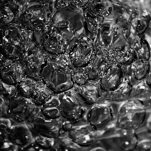 Close-up portrait of boy in water