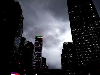 Low angle view of modern buildings