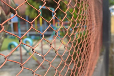 Full frame shot of chainlink fence
