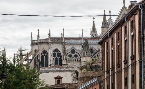 Low angle view of building against sky