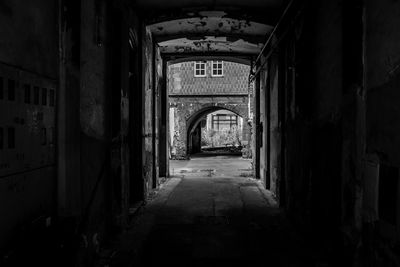 Corridor of old building